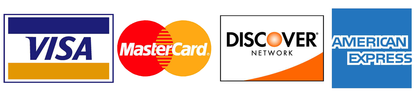 Visa Mastercard Discover Amex